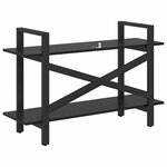 vidaXL Étagère Chêne noir 100 x 33 5 x 64 cm Bois d'ingénierie