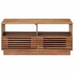 vidaXL Table basse faite main Brun Teck 85 x 45 5 x 40 cm