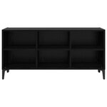 vidaXL Meuble TV en chêne noir Chêne noir Panneaux de particules Standard