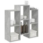 vidaXL Buffet Gris béton 90 x 30 x 90 cm