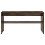 vidaXL Meuble TV Chêne fumé 80 x 30 x 40 cm Bois d'ingénierie