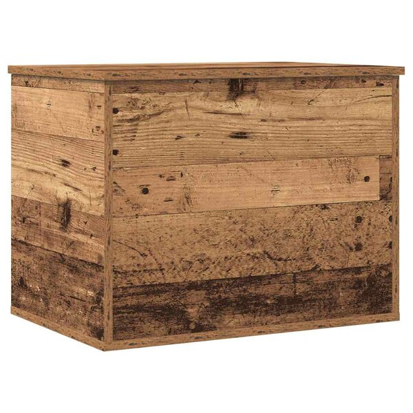 vidaXL Boîte de Rangement avec stockage Bois ancien 60 x 42 x 46 cm