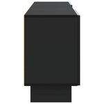 vidaXL Meuble TV Noir 150 x 31 x 50 cm Bois d’ingénierie