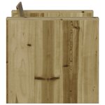 vidaXL Canapé de jardin 79x60x62 cm bois de pin imprégné