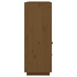 vidaXL Buffet haut Marron miel 100x40x108 5 cm Bois massif de pin