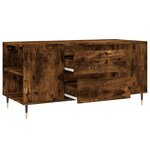 vidaXL Table basse chêne fumé 102x44 5x50 cm bois d'ingénierie
