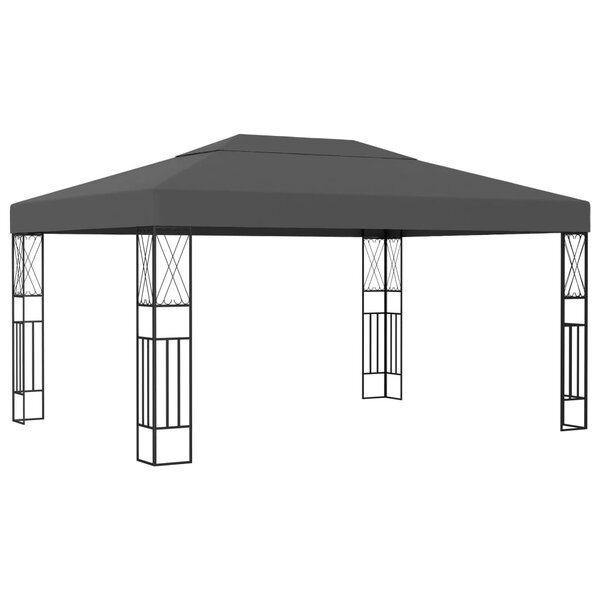 vidaXL Tonnelle 3x4 m Anthracite Tissu