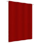 vidaXL Écran de balcon Rouge 160x240 cm Tissu Oxford