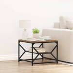 vidaXL Table basse Bois ancien 51 x 50 x 40 cm