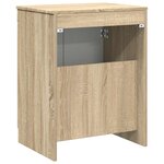vidaXL Armoire de salle de bain Chêne Sonoma 54 x 41 x 70 cm