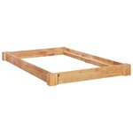 vidaXL Cadre de lit 120x200 cm bois de chêne massif