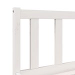 vidaXL Cadre de lit extra long sans matelas 100x210 cm bois massif pin
