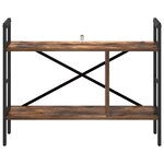 vidaXL Étagère Chêne fumé 75 x 30 x 58 5 cm Bois d'ingénierie