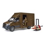 Bruder 02678 - Camion UPS Mercedes Benz Sprinter avec conducteur et accessoires