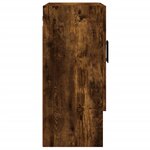 vidaXL Armoire murale chêne fumé 60x31x70 cm bois d'ingénierie