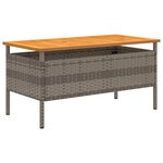 vidaXL Ensemble de jardin avec coussin acier