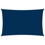 Vidaxl voile de parasol tissu oxford rectangulaire 3x6 m bleu
