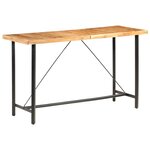 vidaXL Table de bar 180x70x107 cm bois d'acacia massif