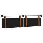vidaXL Tête de lit suspendue Blanc PU antique