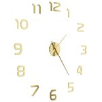 vidaXL Horloge murale 3D Design moderne 100 cm XXL Doré