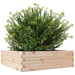 vidaXL Jardinière 80x80x23 cm bois de pin massif