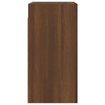 vidaXL Meuble TV Chêne marron 30 5x30x60 cm Bois d'ingénierie