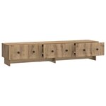 vidaXL Meuble TV 147 x 34 5 x 30 cm Chêne artisanal Bois d'ingénierie