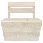 Salon de jardin meuble d'extérieur ensemble de mobilier palette 6 pièces bois d'épicéa imprégné 02_0018458