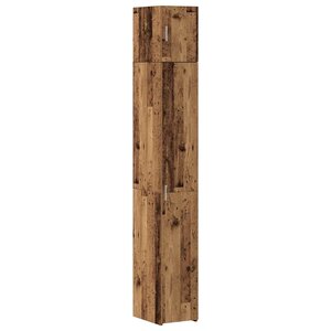 vidaXL Armoire de rangement 2 Pièces Bois ancien 30 x 42 5 x 225 cm