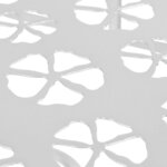 vidaXL Table d'appoint Vintage Demi-ronde Métal 72x36x74 cm Argenté