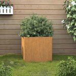 vidaXL Jardinière 42x40x39 cm acier corten