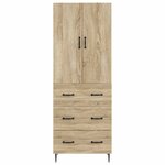 vidaXL Ensemble de Meubles 2 Pièces Chêne Sonoma 66 x 34 5 x 90 cm