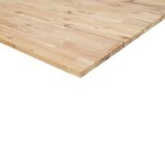 vidaXL Dessus de table carré 70x70x2 cm bois massif d'acacia