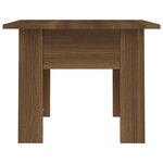 vidaXL Table basse chêne marron 55x55x42 cm bois d'ingénierie