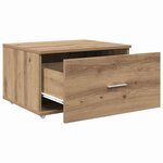 vidaXL Armoire à tiroirs Marron 55 x 45 x 33 5 cm Bois d'ingénierie