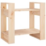 vidaXL Bibliothèque/Séparateur de pièce 60x35x57 cm Pin massif