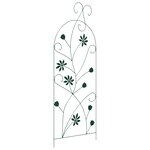 vidaXL Clôture de jardin 3 Pièces Vert 112 x 40 cm Acier