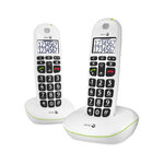 Téléphone sans fil doro phoneeasy® 110 duo (blanc)