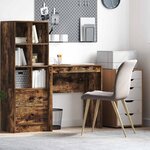 vidaXL Bureau Chêne fumé 70 x 40 x 76 cm Bois d'ingénierie