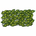 vidaXL Écran de balcon avec feuilles Vert et jaune 500 x 100 cm