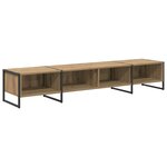 vidaXL Meuble TV Chêne artisan 170 5 x 36 x 30 5 cm Bois d'ingénierie