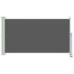 vidaXL Auvent latéral Anthracite 160 x 300 cm Polyester Rectangulaire