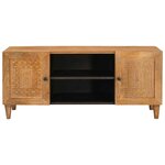 vidaXL Unites TV Marron Clair 105 x 33 x 46 cm Bois d'ingénierie