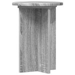 vidaXL Support de Plante 2 pièces Sonoma gris Ø29 5 x 40 cm