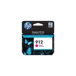 Hp 912 cartouche d'encre magenta hp 3yl78ae