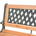 vidaXL Banc de jardin 122 cm Bois