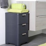 Curver Armoire à tiroirs Style 42 L Anthracite