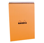 Bloc RI Classic ORANGE 21x29 7cm 80F 80g Q.5x5 RHODIA