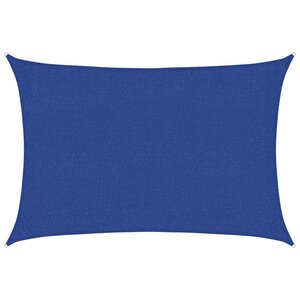 vidaXL Voile d'ombrage 160 g/m² Bleu 2x2 5 m PEHD