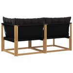 vidaXL Unité de canapé sectionnel Blanc 162 5 x 83 x 73 cm